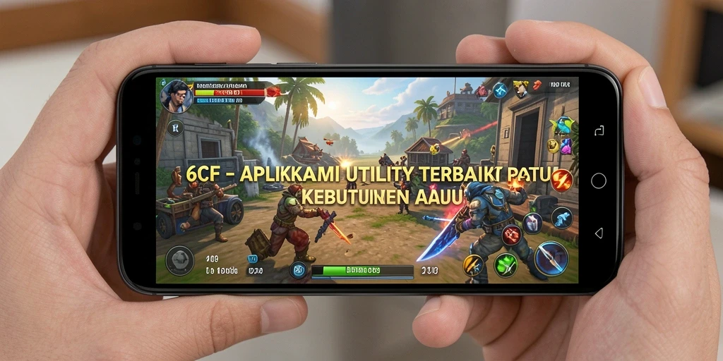 Tampilan antarmuka aplikasi 6CF yang menarik dan fungsional.