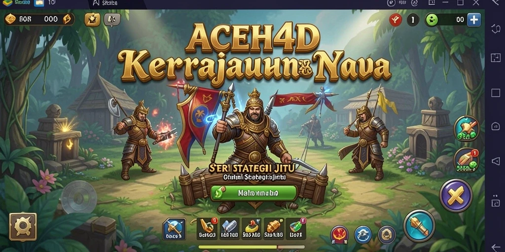 Screenshot menarik dari gameplay <strong>ACEH4D</strong> di mana pemain membangun menara pertahanan.