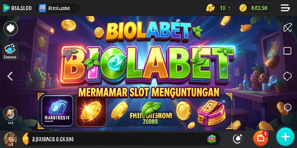 Tampilan gameplay menarik dari game Slot BIOLABET.