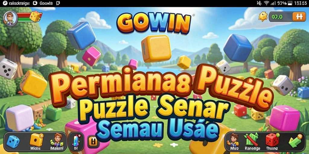 Screenshot GOWIN menunjukkan gameplay puzzle yang menantang dan menyenangkan.
