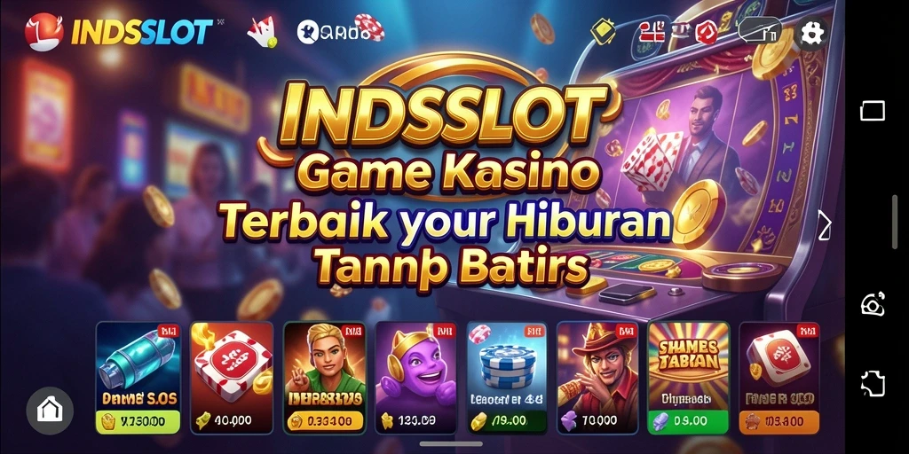 Gameplay seru dan menarik dalam aplikasi Kasino INDSLOT.