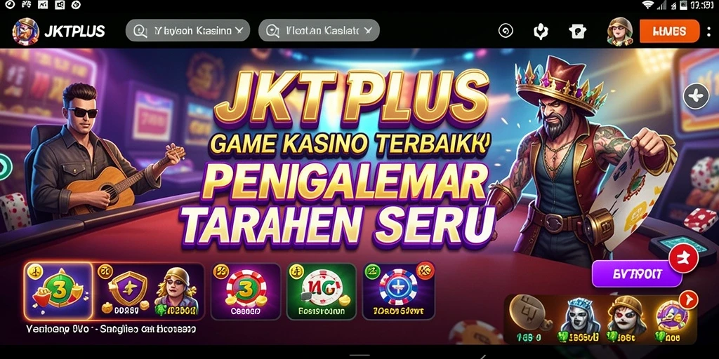 Tampilan gameplay JKTPLUS yang mengasyikkan dan interaktif.