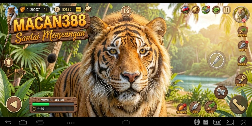 Tangkapan layar menampilkan gameplay menyenangkan dari MACAN388.