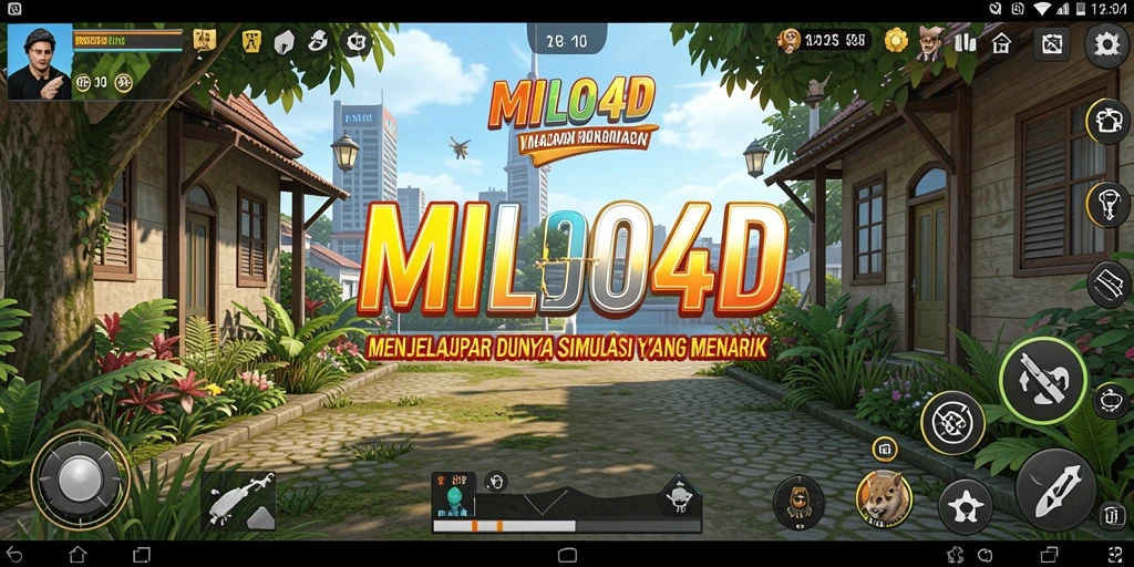 Tangkapan layar <strong>MILO4D</strong> menampilkan gameplay simulasi yang inovatif dan menarik.