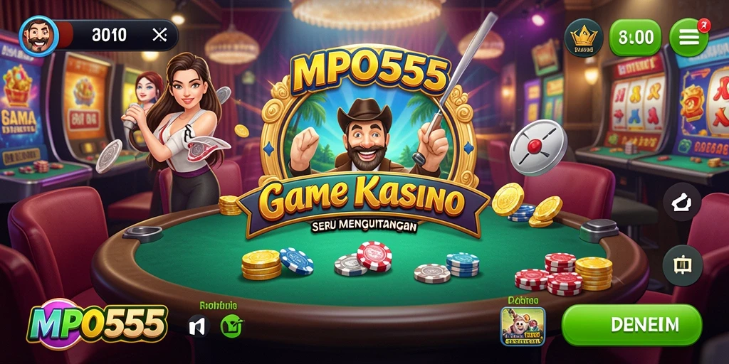 Tampilan gameplay menarik dari MPO555 dengan grafis kasino yang memukau.