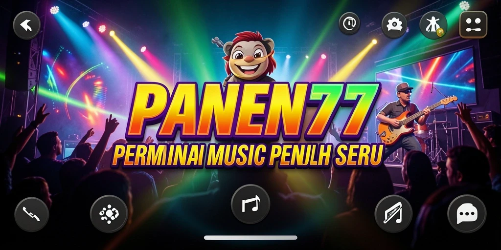 Gameplay seru dari PANEN77 yang menampilkan aksi musik interaktif.