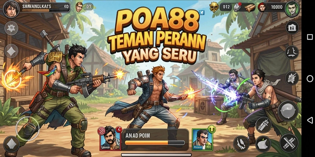 Tangkapan layar gameplay seru di POA88 dengan aksi tembak-menembak.