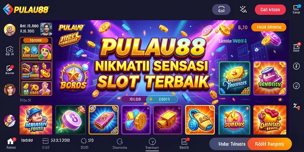 Tampilan gameplay menarik dari PULAU88 dengan tema slot yang beragam.