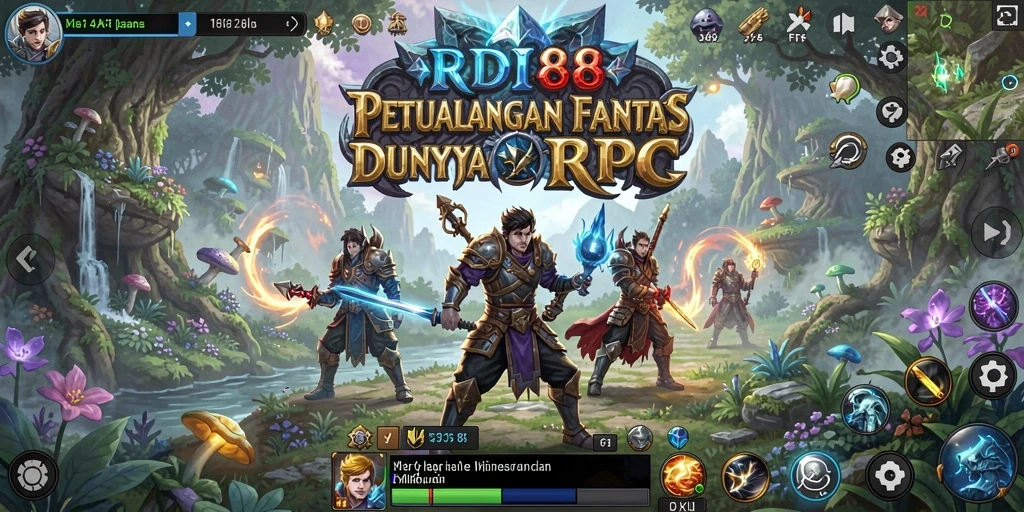 Screenshot RDI88 menampilkan gameplay RPG yang seru dan penuh aksi.