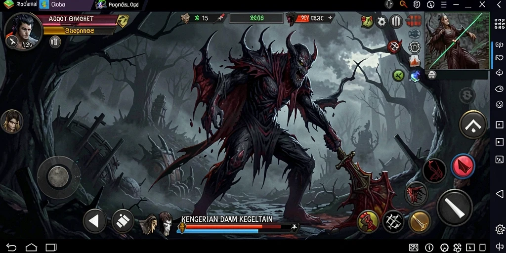 Gameplay RP8 menampilkan suasana mencekam yang menggugah adrenalin.
