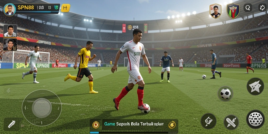 Gameplay SPN88 yang menegangkan dan mendebarkan dalam pertandingan sepak bola.