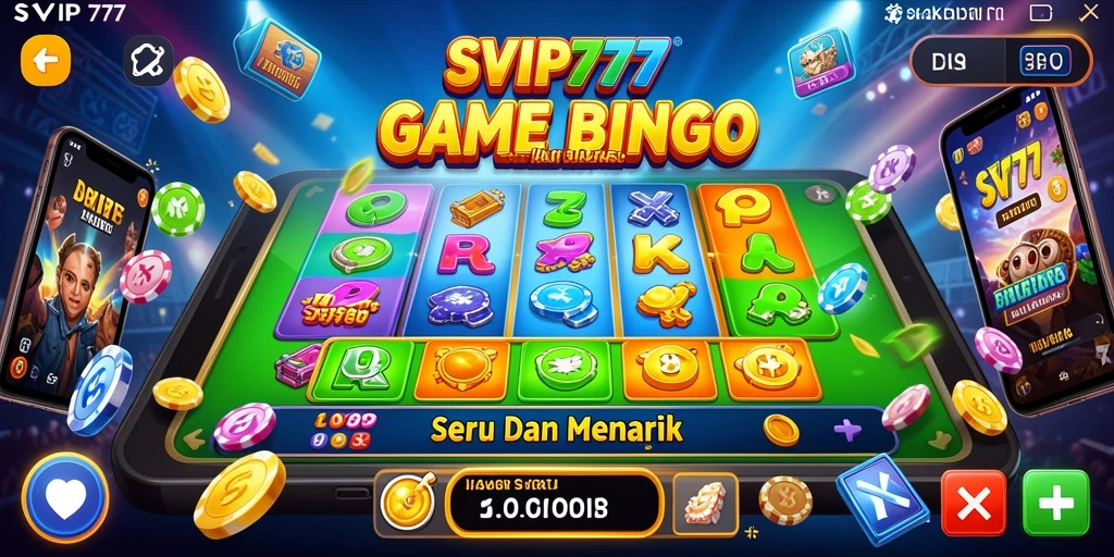 Tampilan permainan Bingo di SVIP777 yang penuh warna.