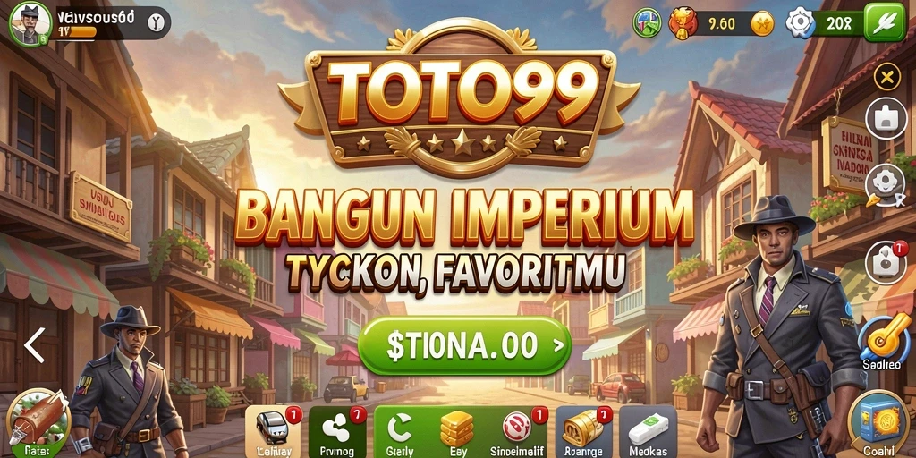Tampilan screenshot TOTO99 dengan gameplay Tycoon yang menarik.