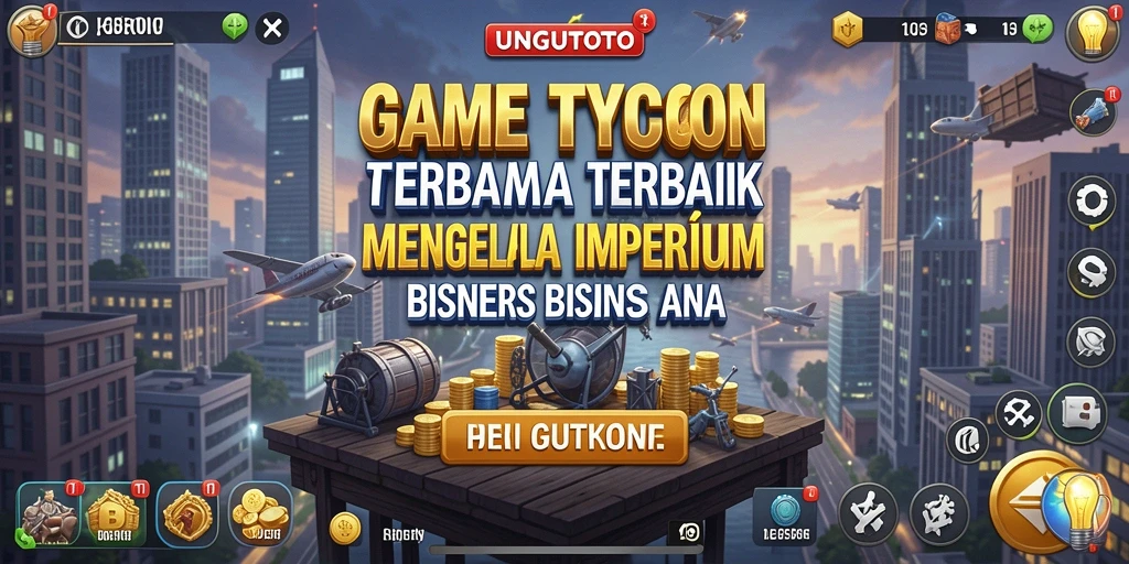 Screenshot gameplay UNGUTOTO menampilkan kekayaan strategi Tycoon.